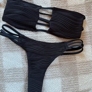 Black SHEIN Bikini Set